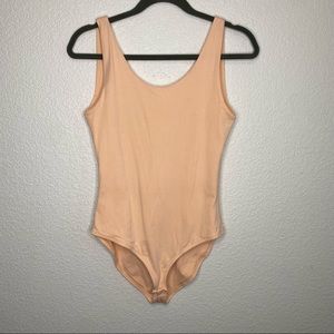 PACT Scoop Tank Bodysuit size small